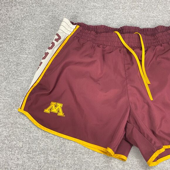 Nike Dri Fit Shorts Lined Women Large Minnesota Golden Gophers Maroon - Picture 11 of 11